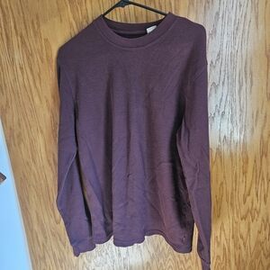 Levi's Men's Long Sleeve Thermal - Burgundy
